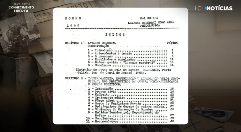 Apostilas dos EUA sobre ‘lavagem cerebral’ inspiraram ações da ditadura brasileira