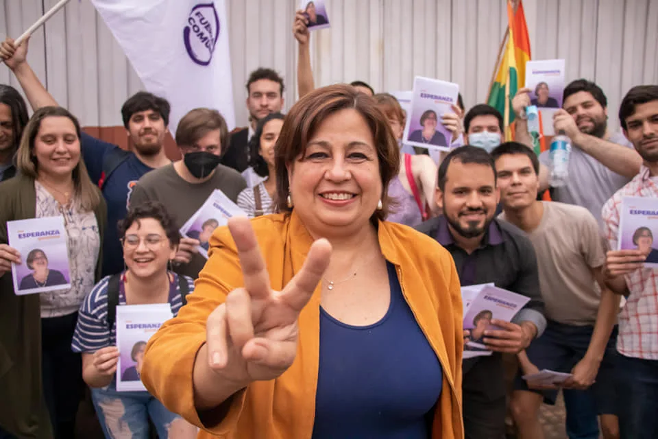 Esperanza Martinez é a única senadora de esquerda no Paraguai