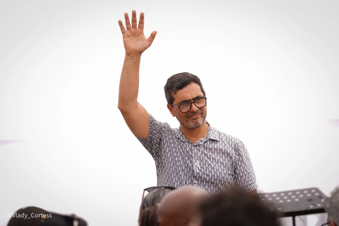 Fares Jadue, prefeito da província de Recoleta, na capital Santiago