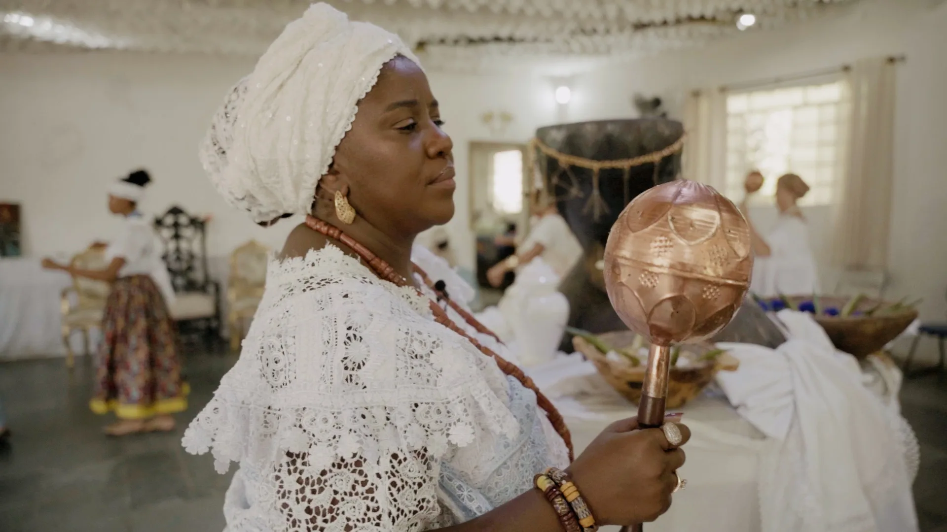 Mãe Luciana Bispo, Ialorixá e protagonista da série 'Terreiros Urbanos em São Paulo'