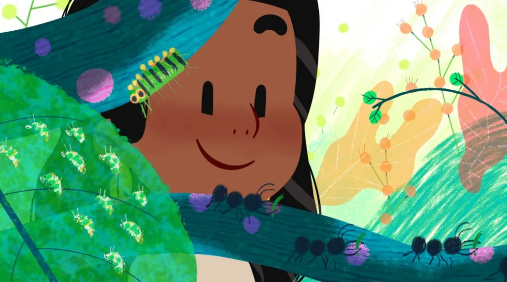 O filme Quintal, desenvolvido pelo Mirá, retrata o início da amizade de Diadorim, uma menina sonhadora, e Riobaldo, um alegre passarinho azul