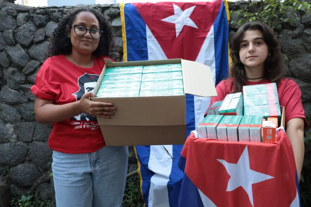Insumos arrecadados no Brasil serão enviados a Cuba