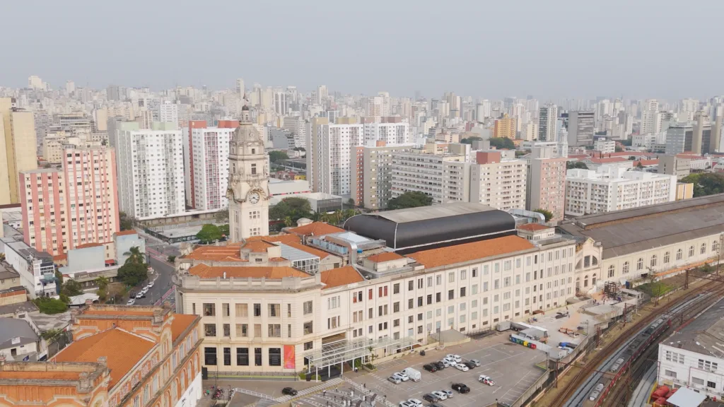 Complexo Cultural Júlio Prestes, na região da Luz, no centro de São Paulo