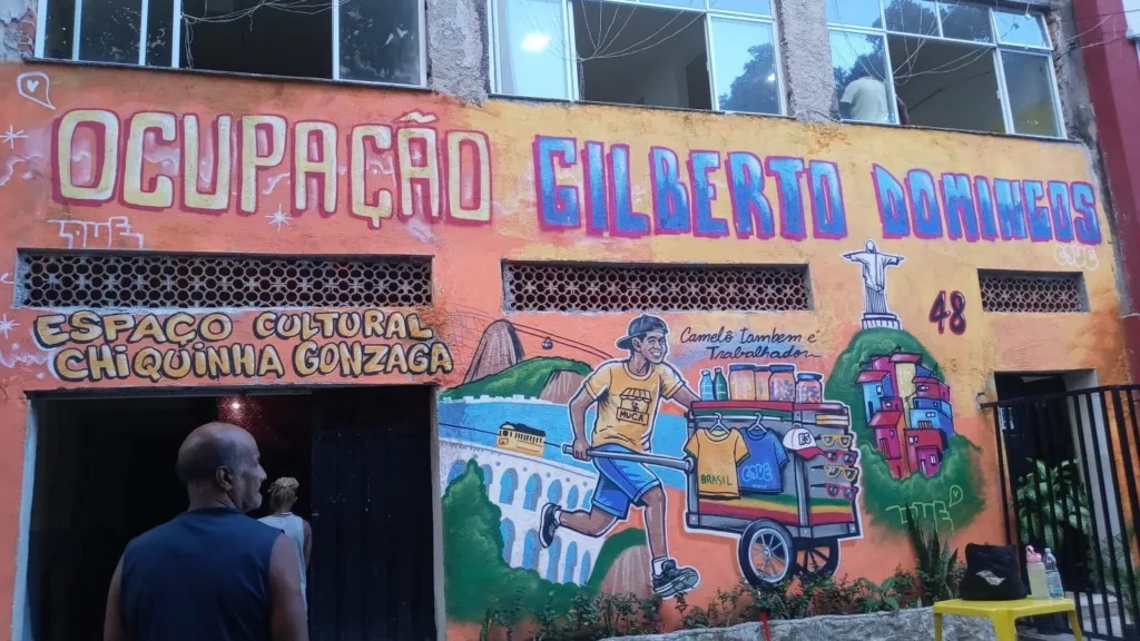 Ocupação Gilberto Domingos fica na Rua do Riachuelo nº48, Lapa