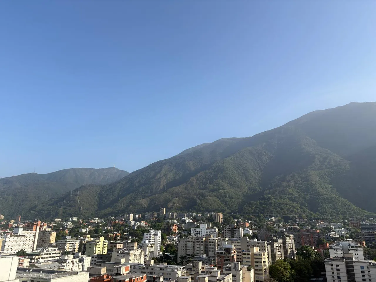 Vista do Waraira Repano, em Caracas, Venezuela