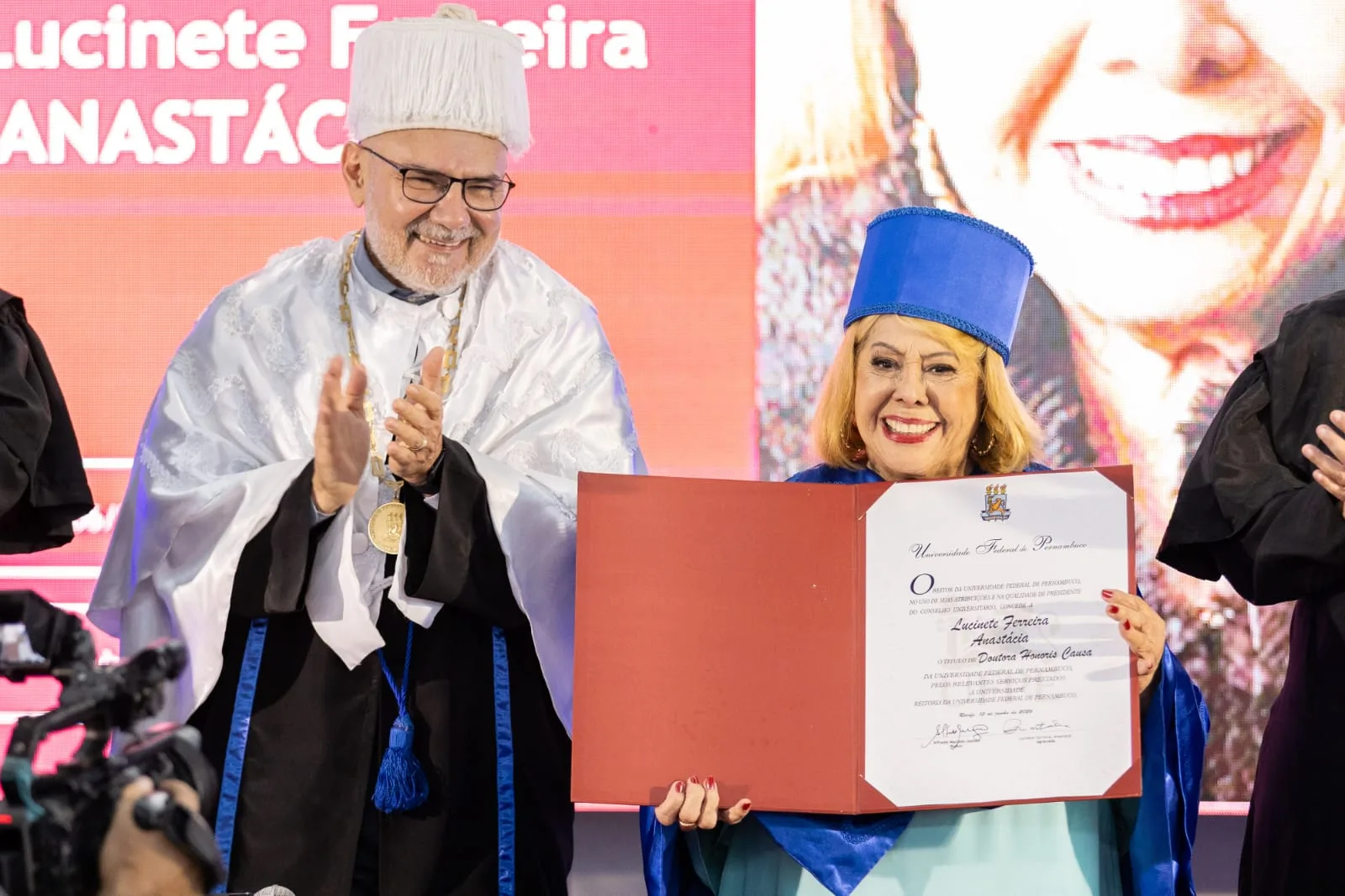 Além de ‘Rainha do Forró’, Anastácia agora é Doutora Honoris Causa pela UFPE