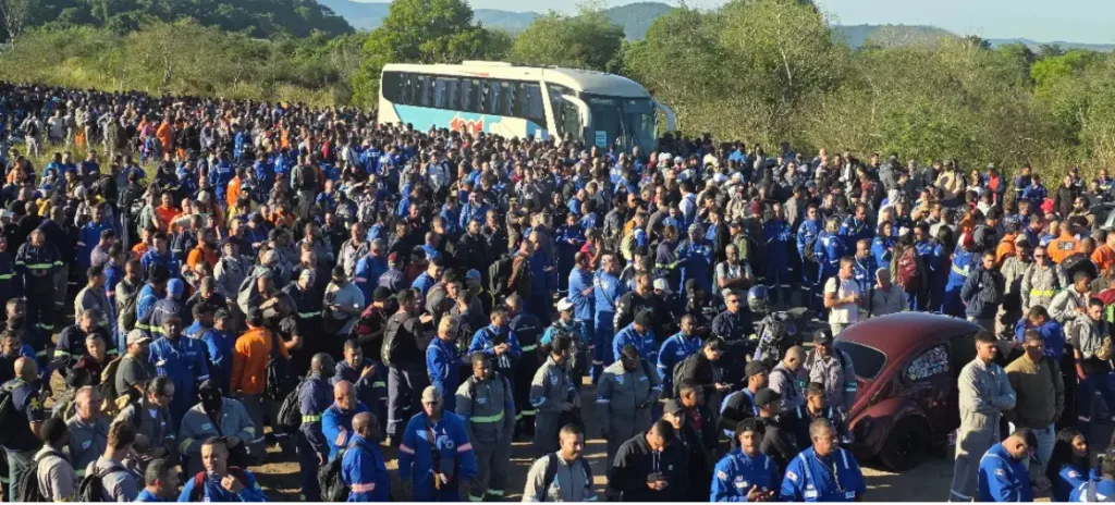 Terceirizados do Complexo de Energias Boaventura, no RJ, aderiram à greve