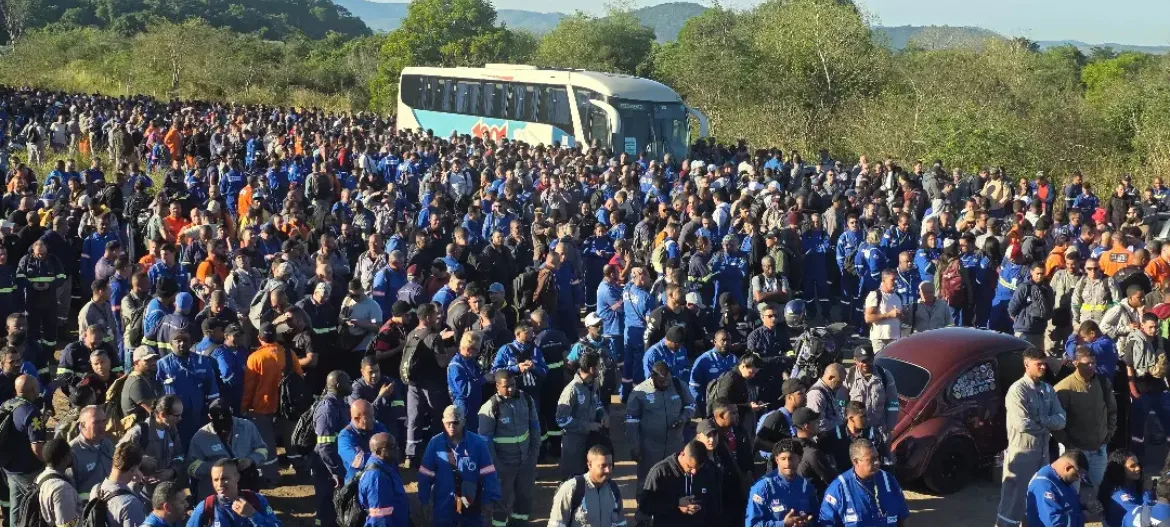 Terceirizados do Complexo de Energias Boaventura, no RJ, aderiram à greve