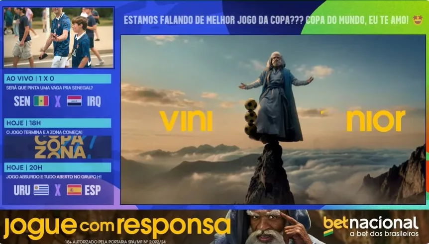 Conar suspende propagandas abusivas de bets na CazéTV durante a Copa do Mundo