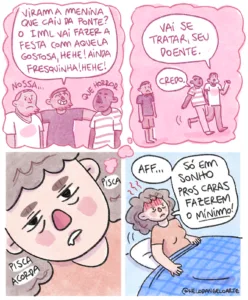 Nem morta, charge de Helô D'Angelo para o Brasil de Fato