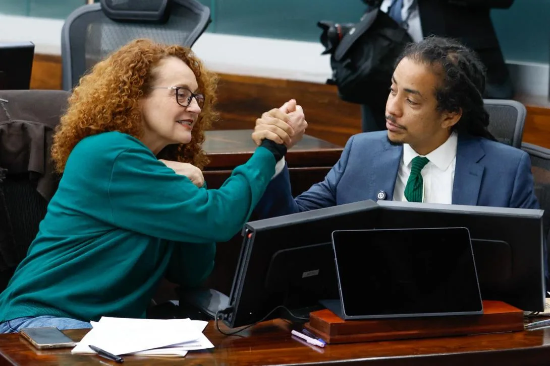 Luciana Genro e Matheus Gomes protocolaram proposta sobre omissão de gestores diante de alertas climáticos