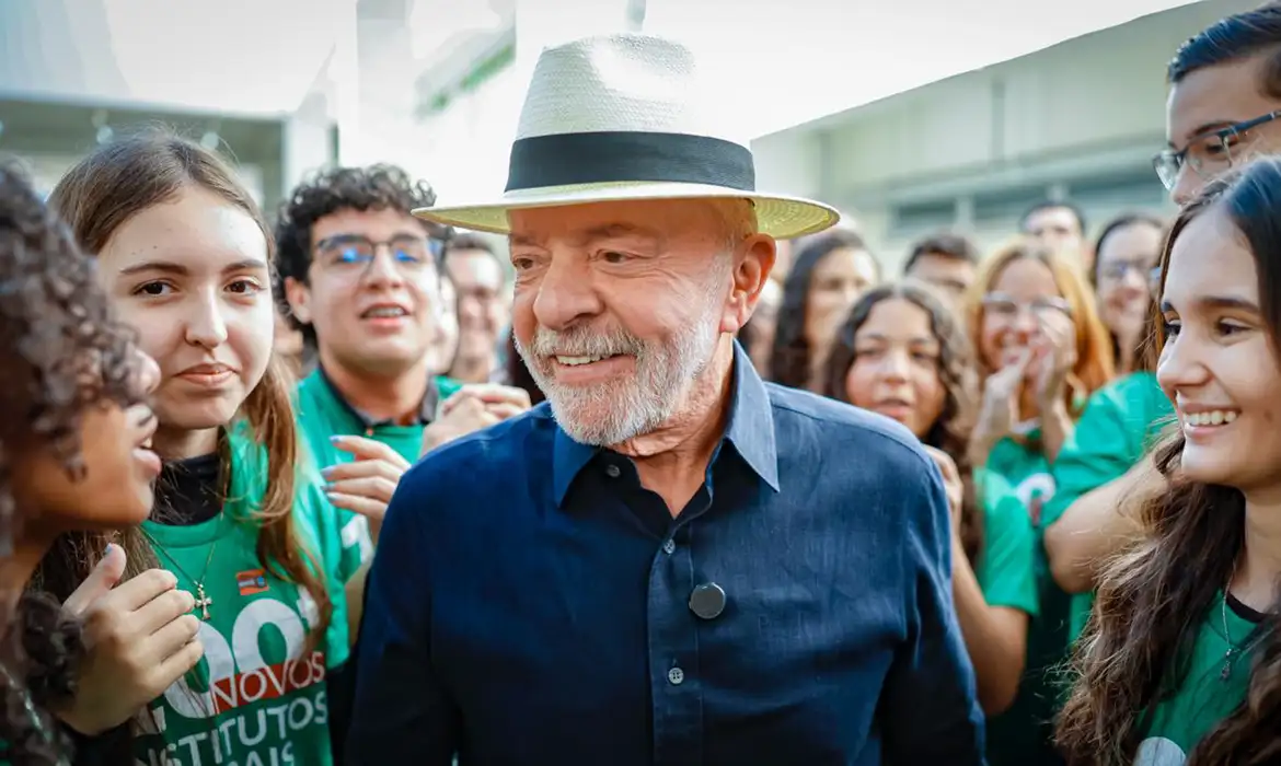 Presidente da República, Luiz Inácio Lula da Silva, durante Anúncio à imprensa sobre a inauguração do Instituto Federal Goiano – Campus Catalão, em Catalão - GO. Foto: Ricardo Stuckert / PR© Foto: Ricardo Stuckert / PR Versão em áudio