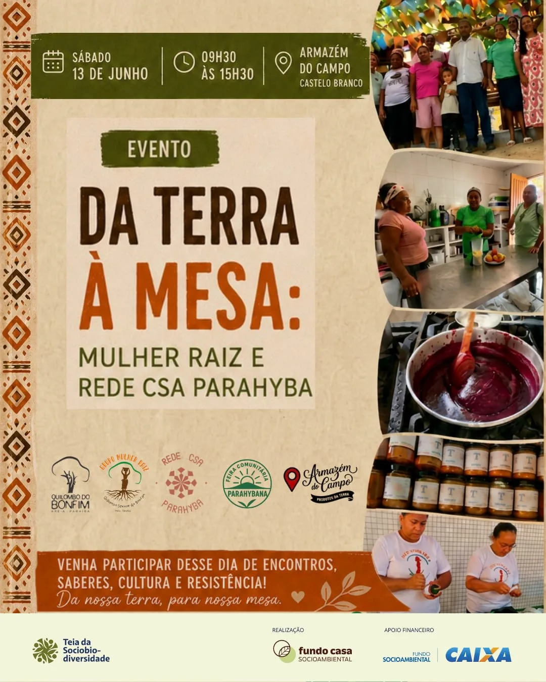 Evento reúne agricultura familiar, cultura, economia solidária e debate sobre soberania alimentar