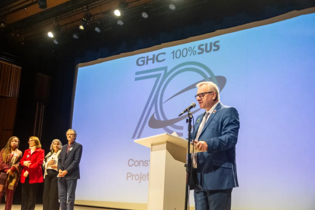 O diretor-presidente, Gilberto Barichello, enfatizou que o maior ativo do GHC são seus trabalhadores e que a instituição hoje pertence a todo o Brasil