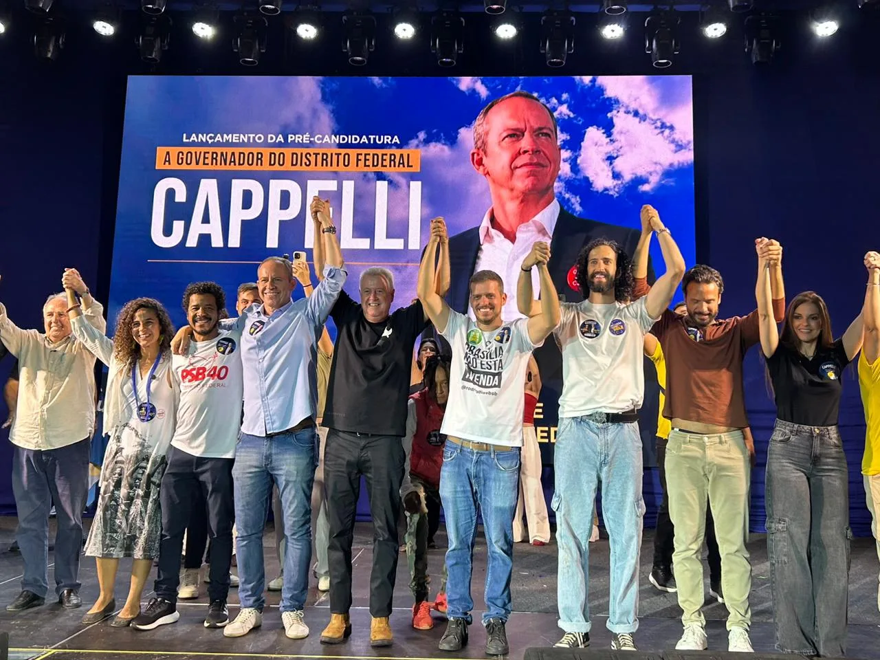 ‘Brasília não cabe em um cartão-postal’, diz Ricardo Cappelli ao lançar pré-candidatura ao GDF