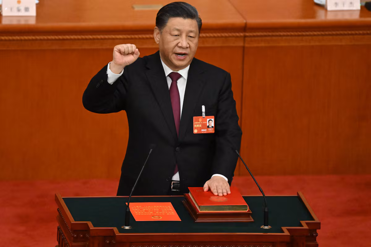 O presidente da China