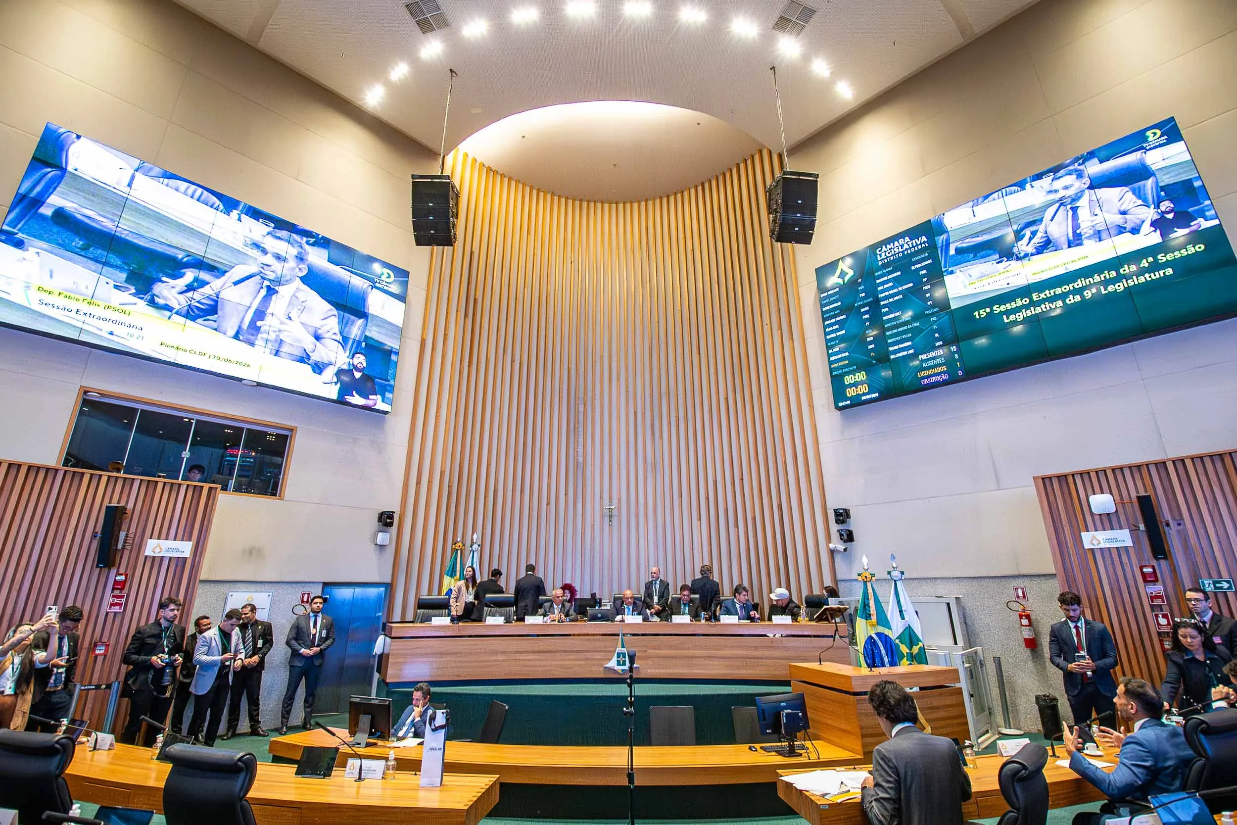 Integrantes da Federação se reúnem na Câmara Legislativa do Distrito Federal para definir a estratégia política e aprovar a composição que disputará as eleições de 2026.