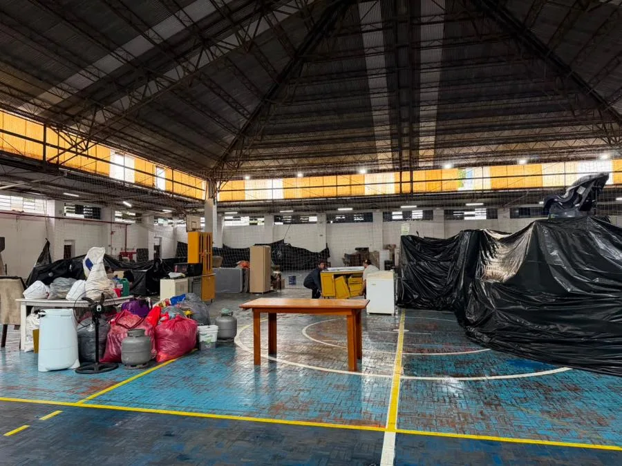Abrigo do Parque do Imigrante em Lajeado acolhe mais de 300 pessoas