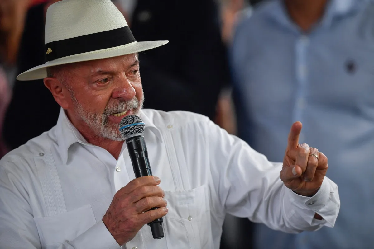 O presidente do Brasil, Luiz Inácio Lula da Silva