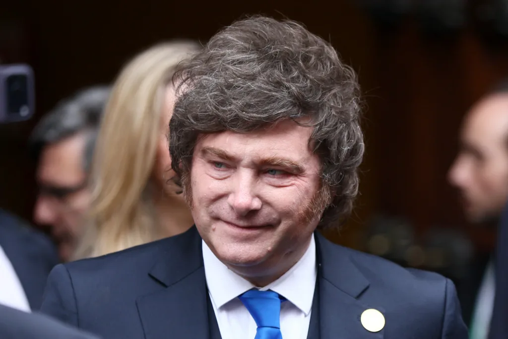 O presidente da Argentina, Javier Milei