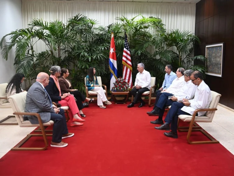 Os congressistas realizaram uma visita oficial à ilha de 9 a 13 de julho. Foto: Presidência Cubana