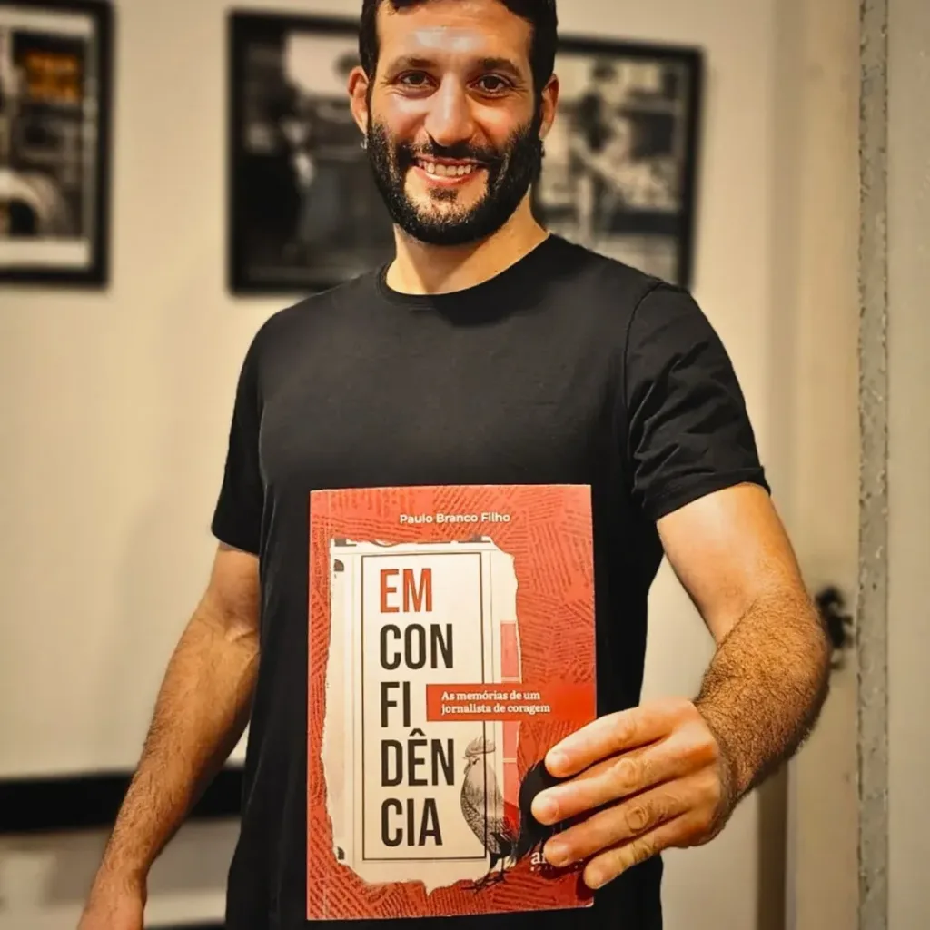 Filho de Paulo Branco é autor do livro que narra parte da trajetória do jornalista 