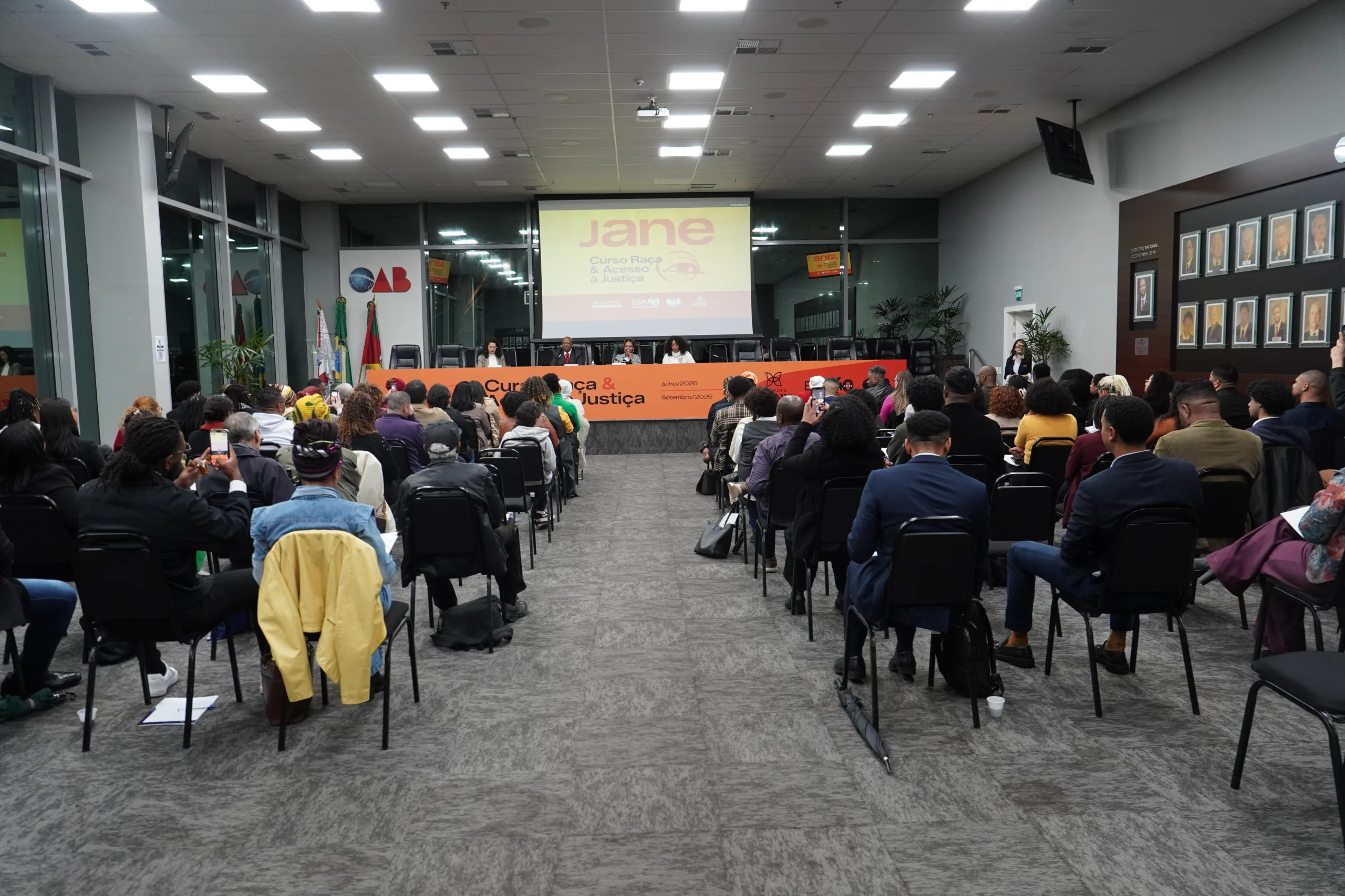 Aula inaugural abriu a programação de formação do Programa Jane – Justiça e Bem Viver, que segue até 10 de setembro, em Porto Alegre