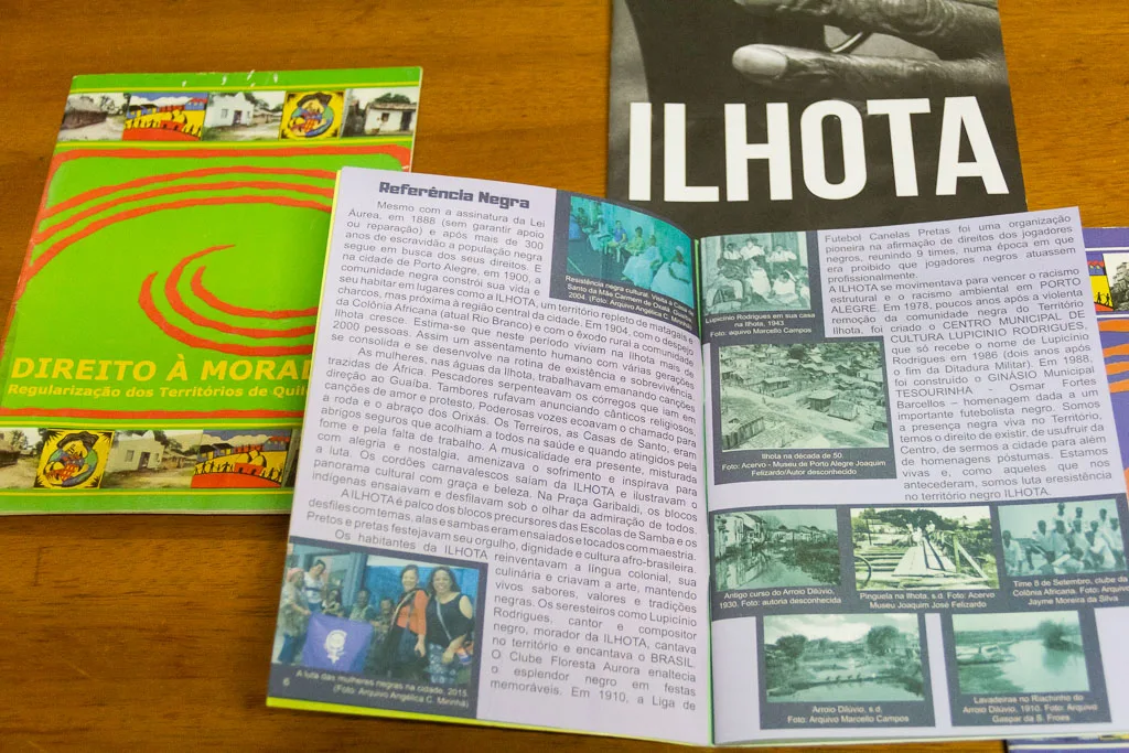 Moradores criaram um ponto de cultura para preservação da memória da Ilhota