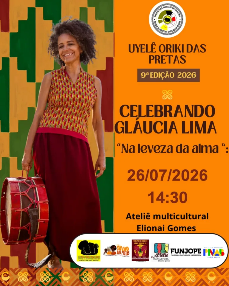 Marcha da Negritude Unificada da Paraíba lança programação do Julho das Pretas 2026  