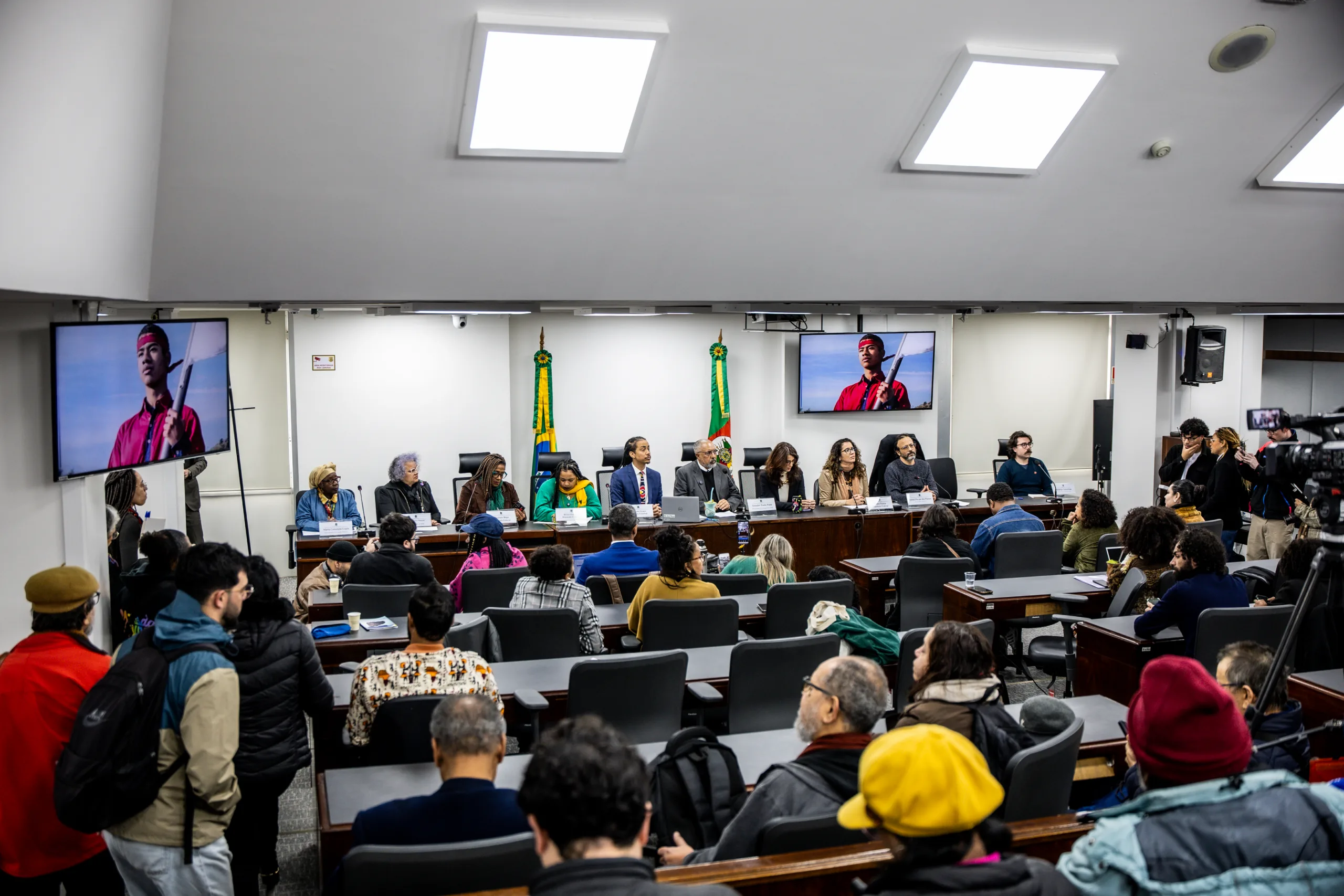Audiência pública na Assembleia Legislativa do RS nesta terça-feira (14) reuniu governo federal, parlamentares, órgãos de patrimônio e movimentos negros