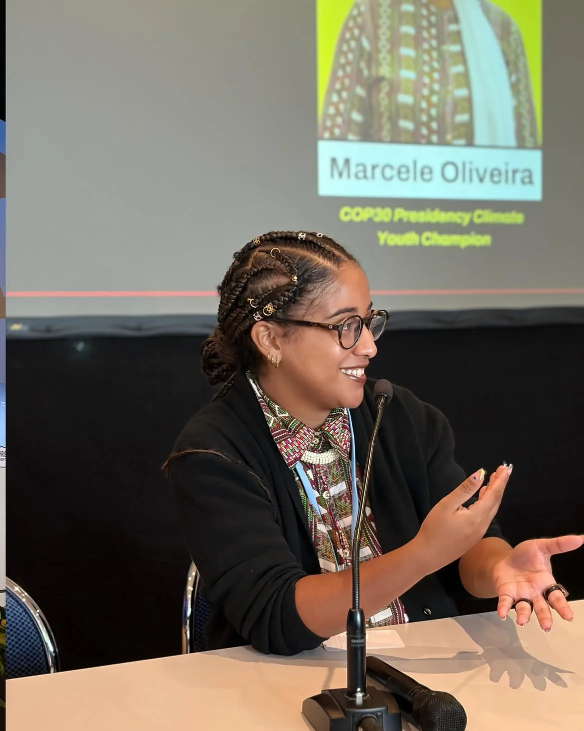 Escolhida pelo governo brasileiro como Jovem Campeã do Clima da COP30, Marcele participou, em julho, da Caatinga Climate Week, realizada no Recife pelo Centro Sabiá e pelo Instituto Socioambiental (ISA).