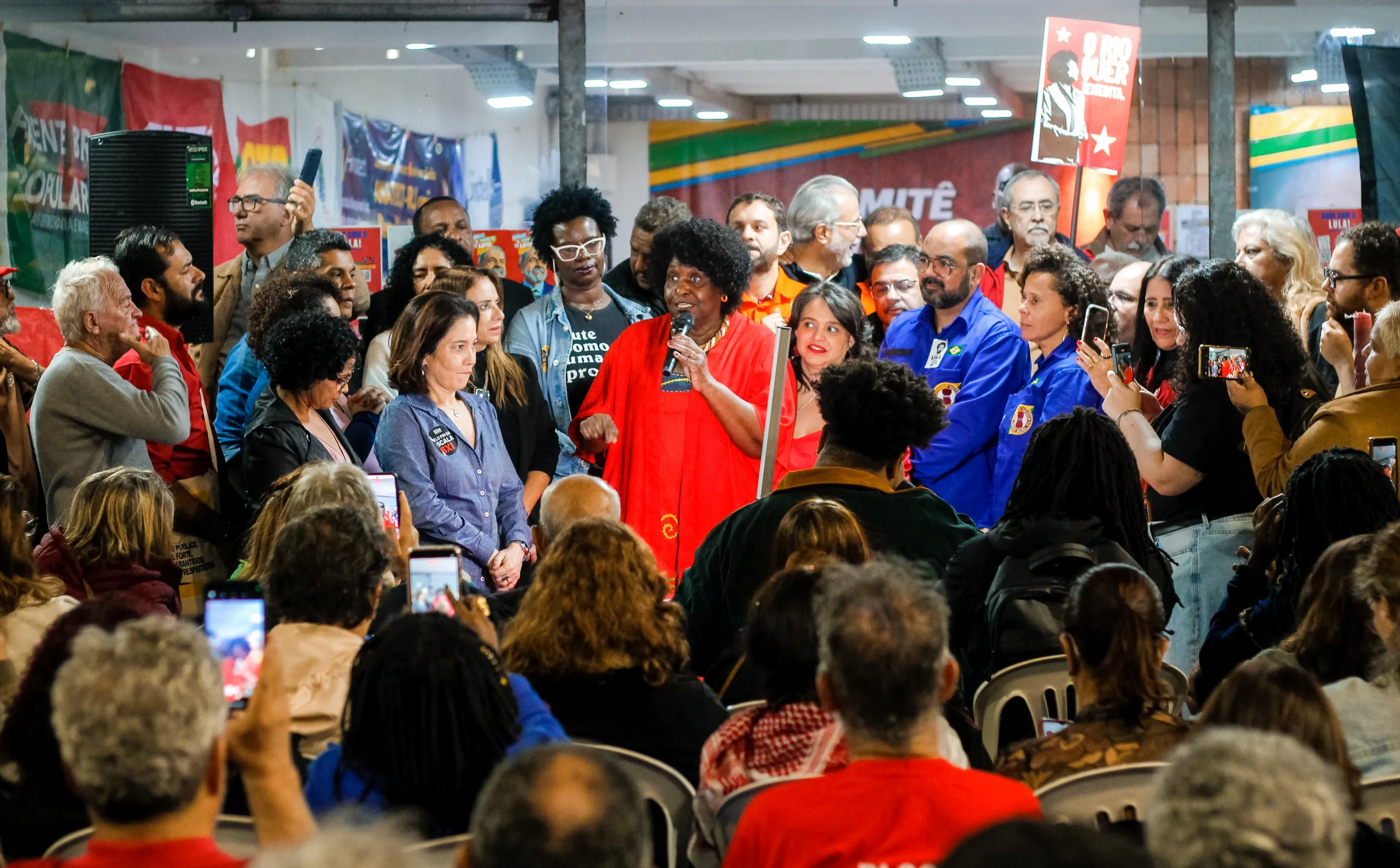 Com Benedita, PT inaugura primeiro Comitê Popular de Luta do país para a eleição de 2026