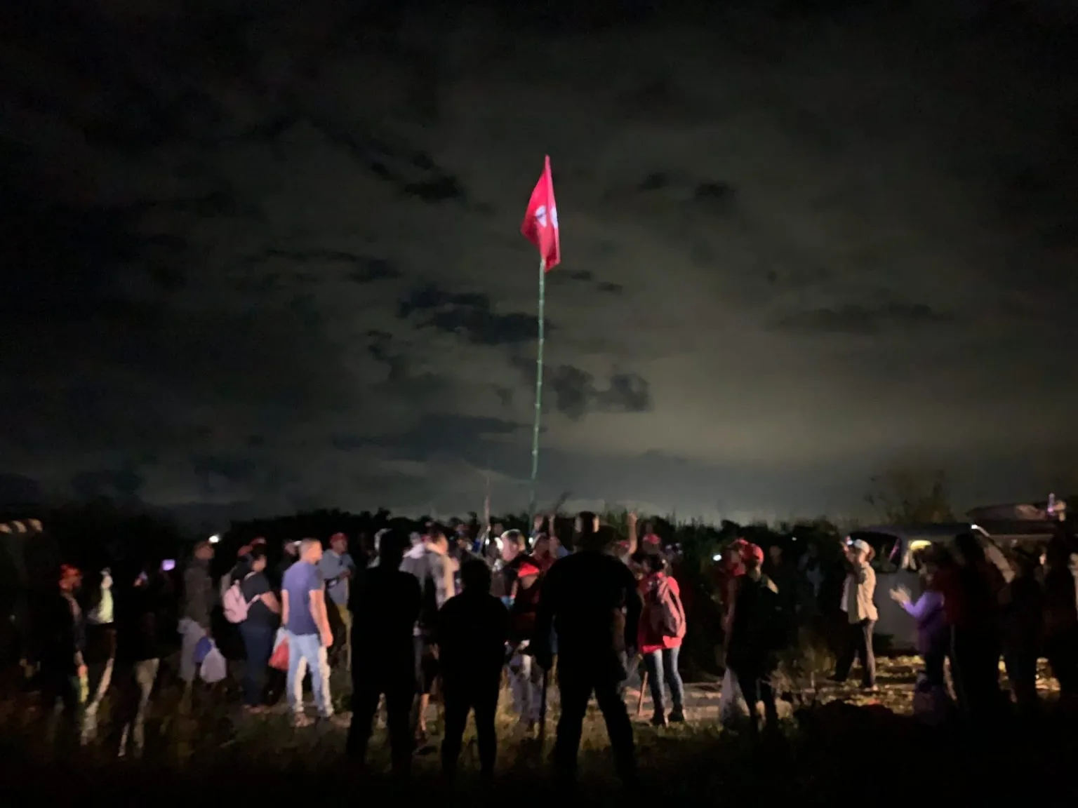 MST realizou ocupação de terras durante a madrugada | Crédito: MST Pernambuco