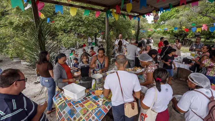 Quinta Festa da Colheita na Reserva Extrativista Mangabeiras Missionário Uilson de Sá, em Aracaju