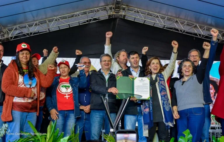 Os três novos assentamentos da reforma agrária estão na região centro-sul do Paraná