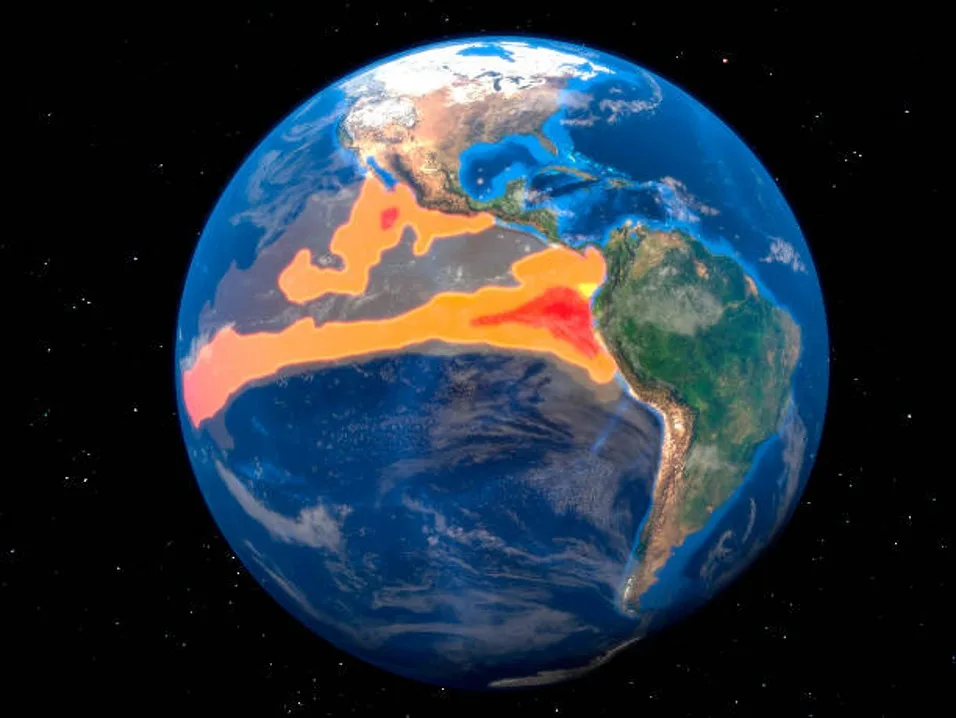 Fenômenos como El Niño e La Niña passaram a ser ampliados em decorrência do sobreaquecimento planetário