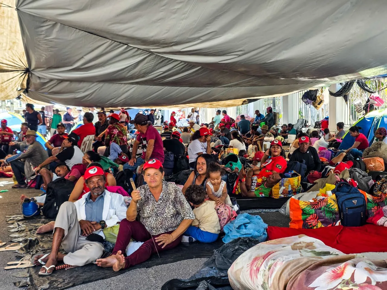 Sem Terra mobilizados em Maceió