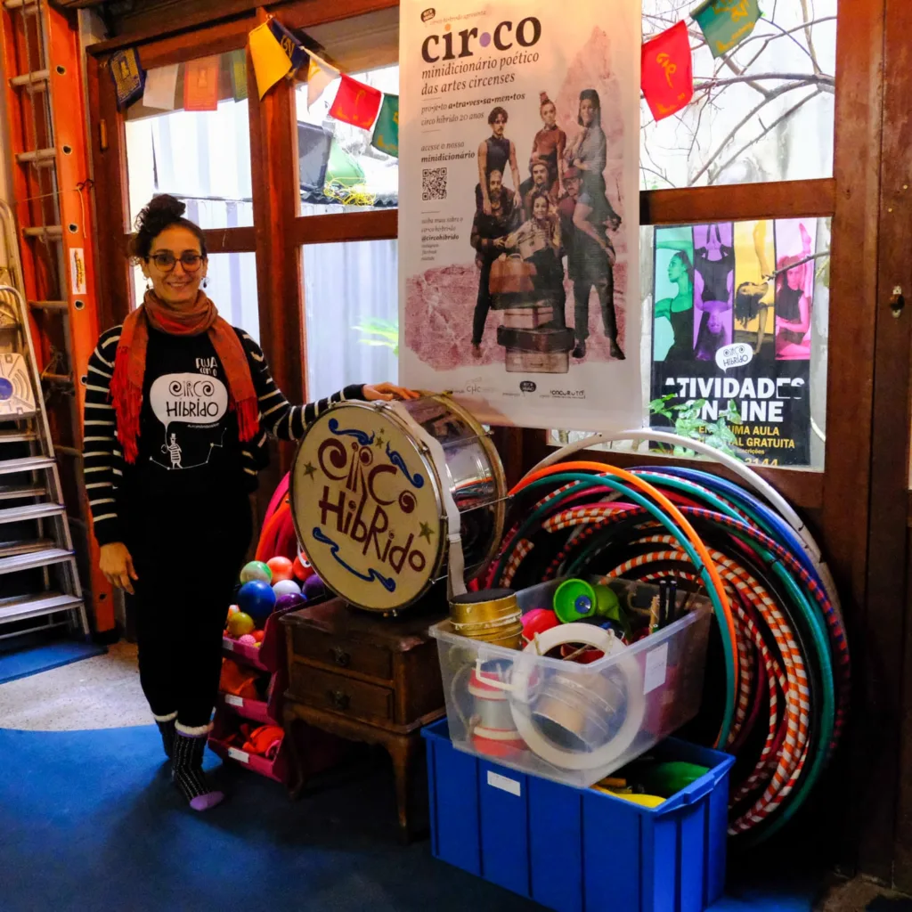 Tainá Borges é uma das fundadoras do Circo Híbrido