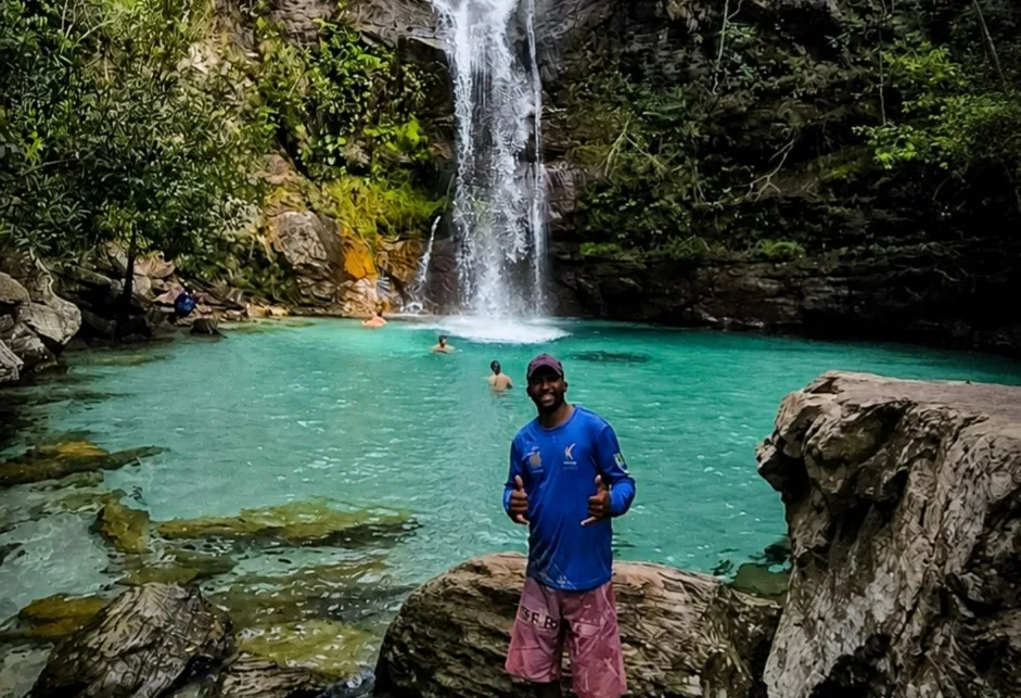 Georan Fernandes afirma que desinformação sobre localização da cachoeira Santa Bárbara dificulta trabalho de guias de turismo