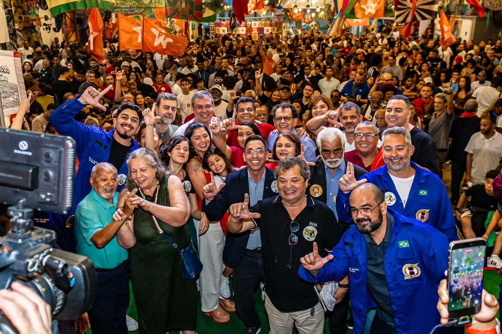Lançamento da pré-candidatura do Leonel de Esquerda à Alerj reuniu lideranças petistas e sindicais no Rio