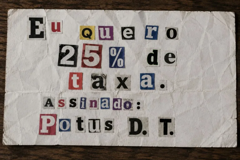 Trump sequestrou o Brasil e agora está pedindo o resgate