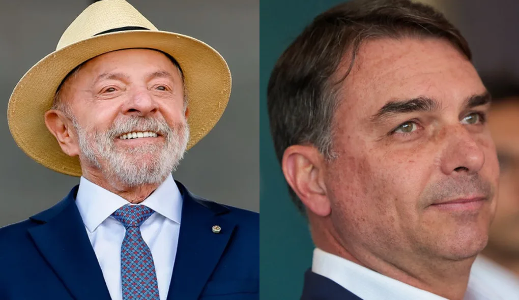 Lula (PT) e Flávio Bolsonaro (PL) lideram pesquisas de intenção de voto para presidente