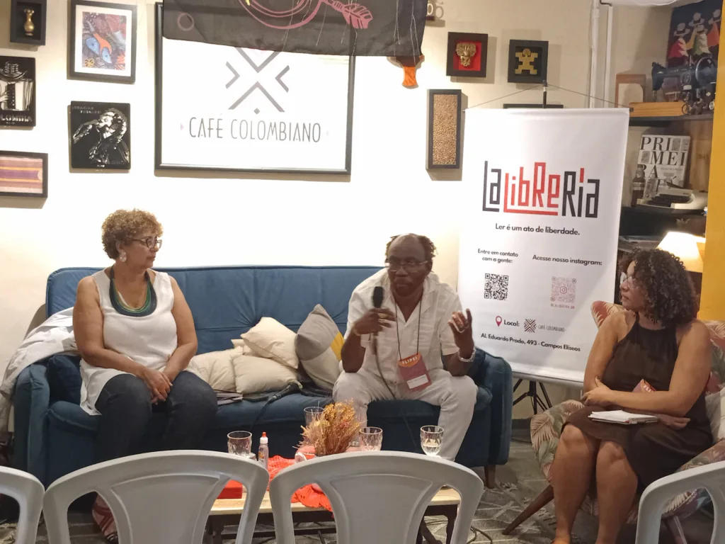 Debate "Por uma outra globalização: centenário de Milton Santos”, durante a 8ª Flipei.