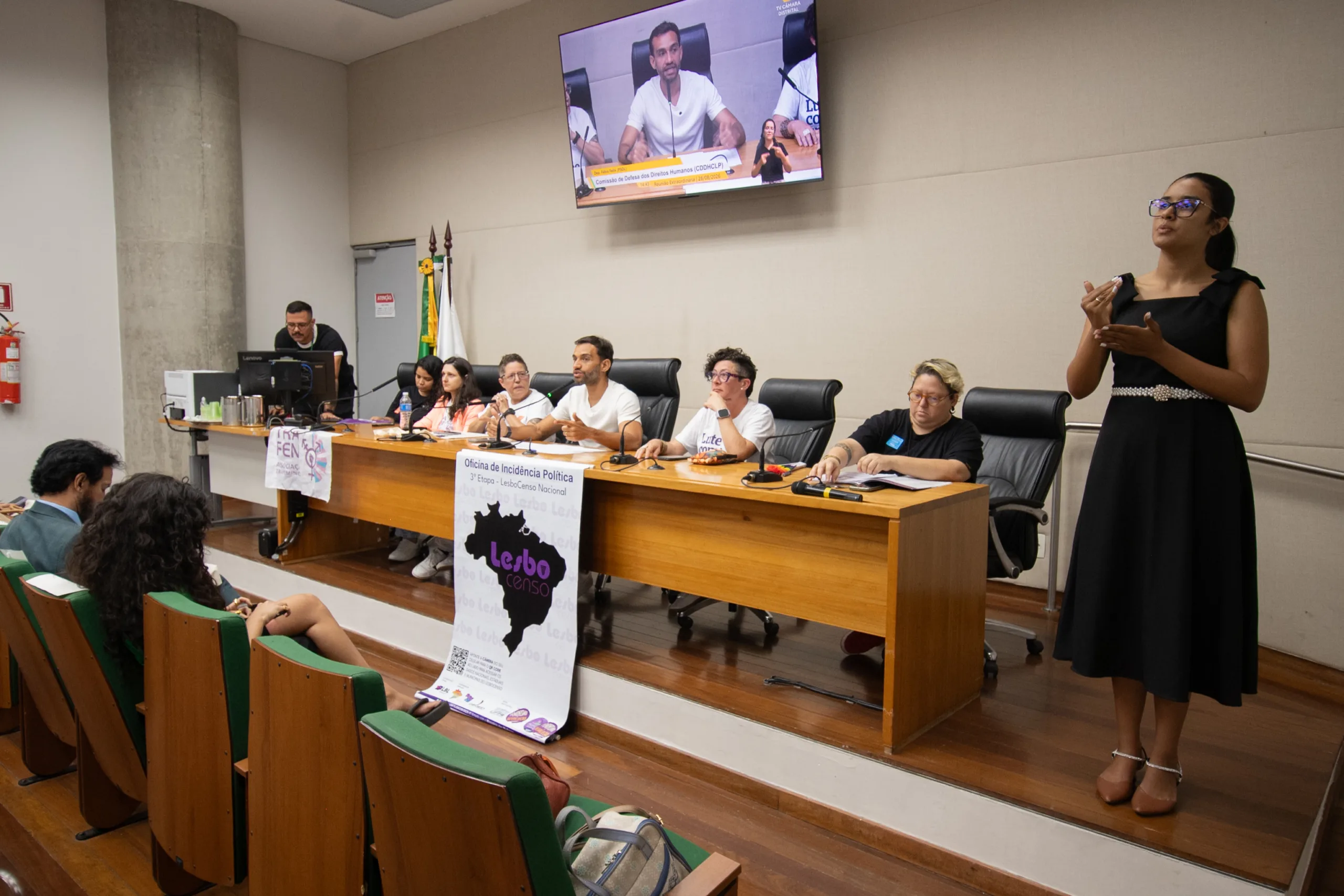 LesboCenso apresentou na CLDF dados sobre violência, saúde e vivências de lésbicas e sapatão no Distrito Federal