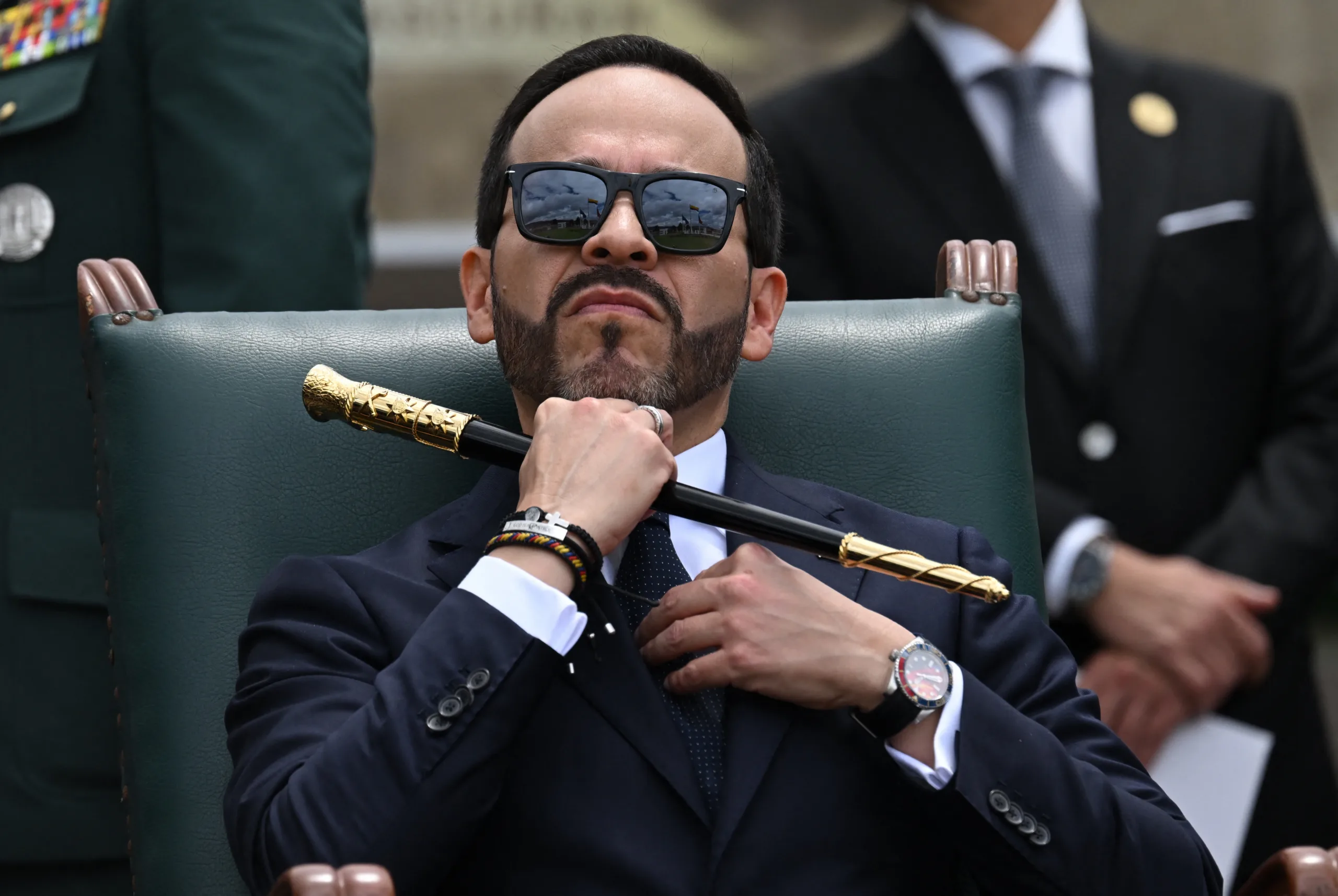O recém-empossado presidente da Colômbia, Abelardo de la Espriella.