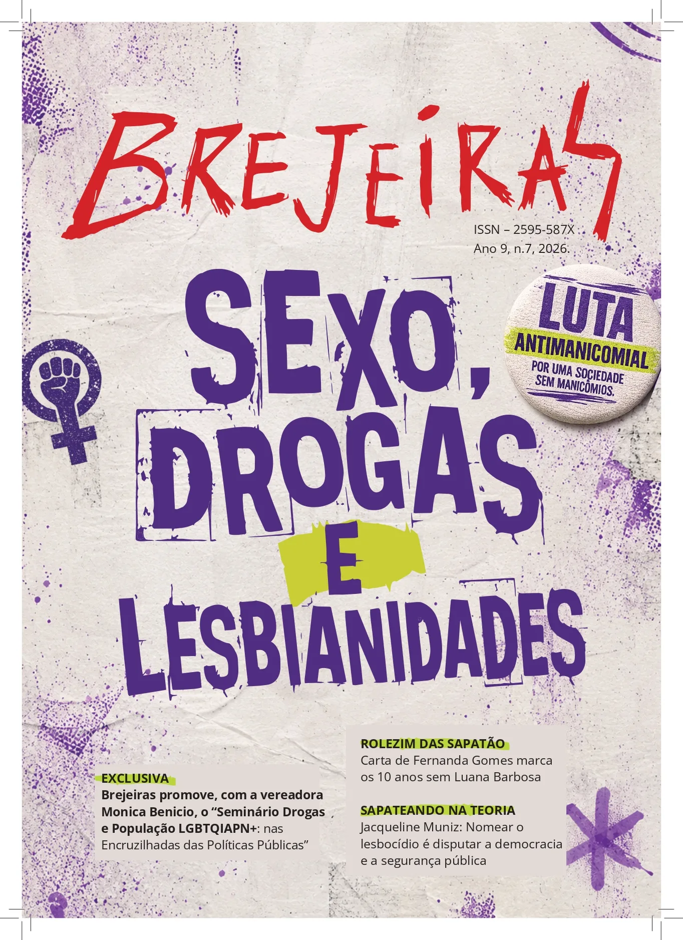 Capa da 7ª edição da Revista Brejeiras.