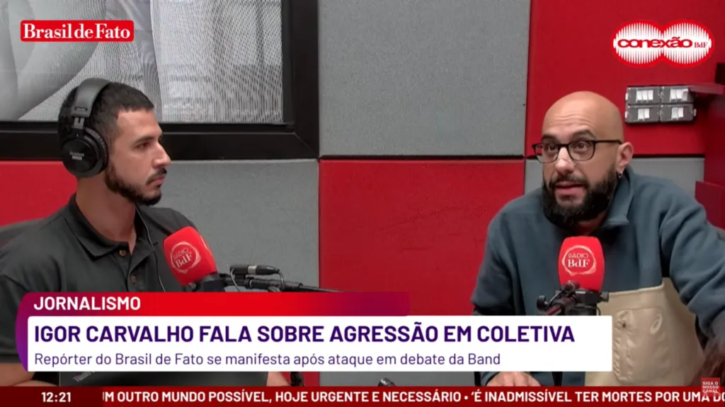 Jornalista Igor Carvalho fala sobre ocorrido no pré-debate da Band