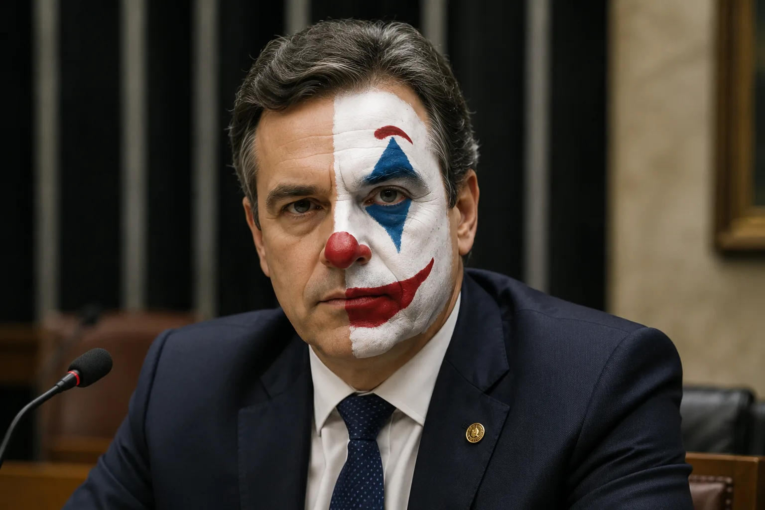 Humor não derruba governos, só tira a maquiagem
