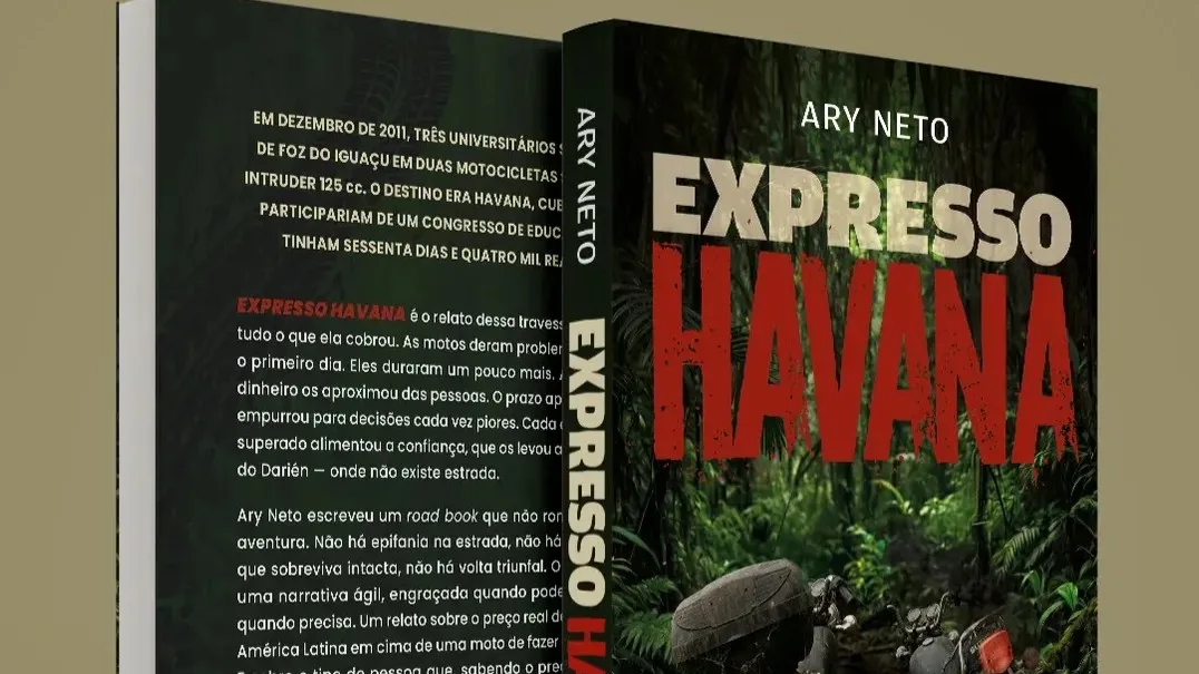 ‘Expresso Havana’: Livro que narra viagem de moto do Brasil a Cuba é lançado em SP