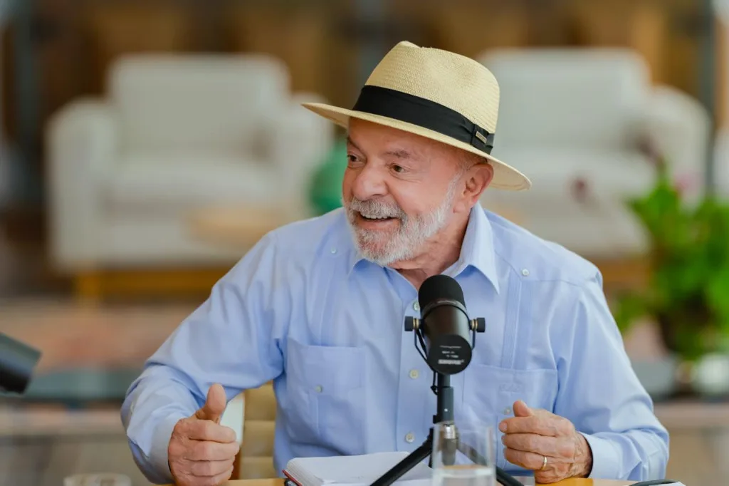 O presidente Luiz Inácio Lula da Silva